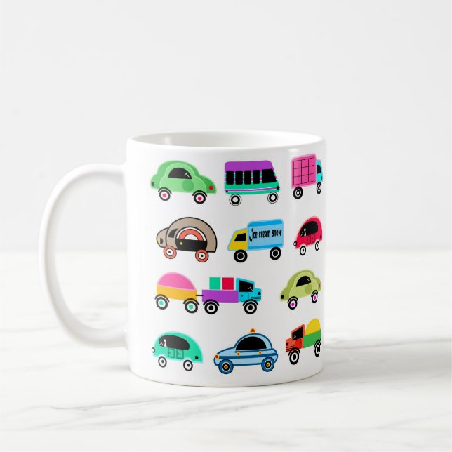 Mug Voitures drôles (Gauche)