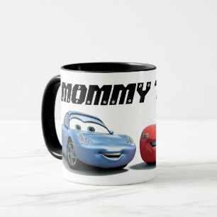 Mug Voitures illuminant McQueen et Sally "Mommy to Be"