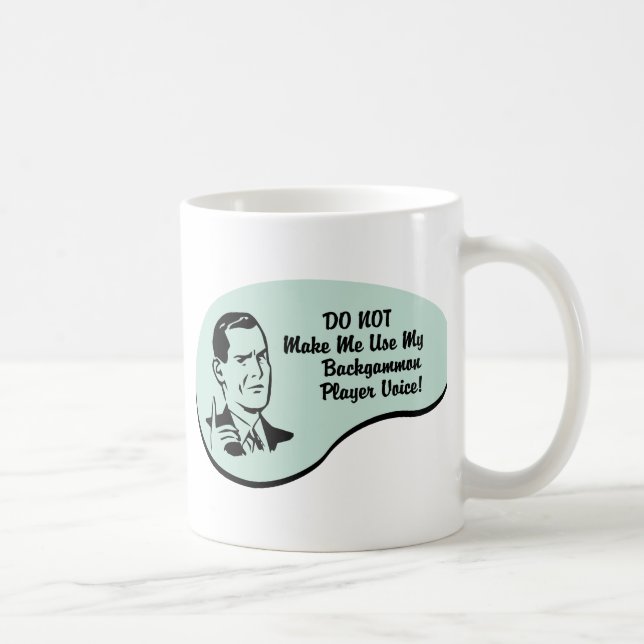 Mug Voix de joueur de backgammon (Droite)