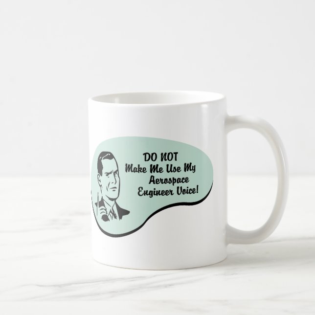 Mug Voix d'ingénieur aérospatial (Droite)