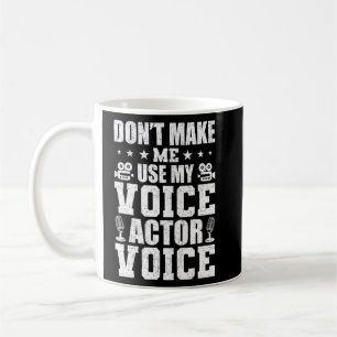 Mug Voix sur l'artiste Acteur vocal Acteur acteur