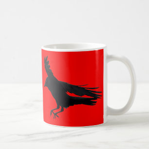 Mug Vol à l'atterrissage noir Crow Art