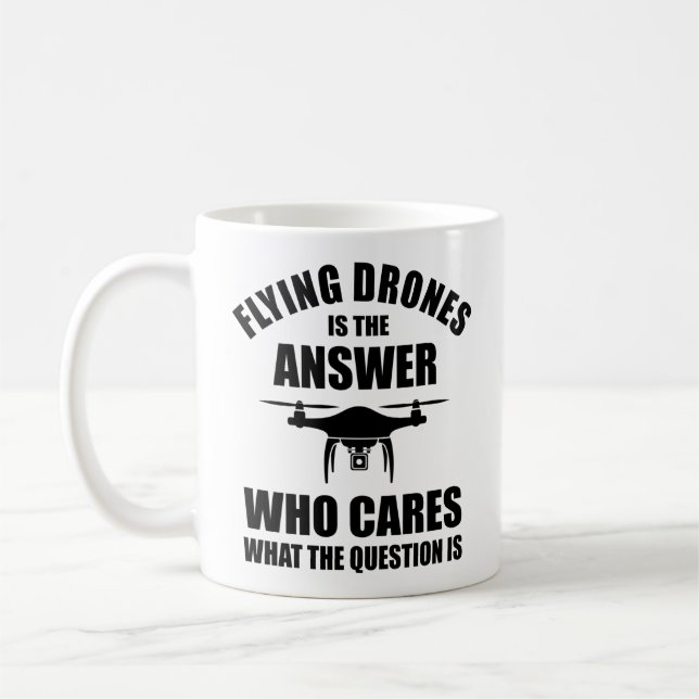 Mug Voler Des Drones Est La Réponse (Gauche)