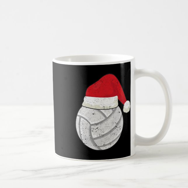 Mug Volley-ball Noël Bal Père Noël Casquette Noël Noël (Droite)