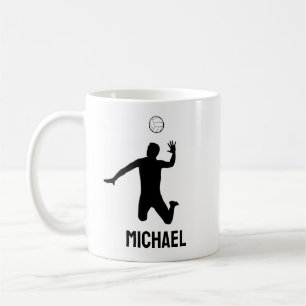 Mug Volley-ball Personnalisé, Cadeau Pour Joueur De Vo
