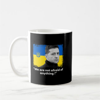 Mug Volodymyr Zelensky Je Suis Avec L'Ukraine L'Amour 