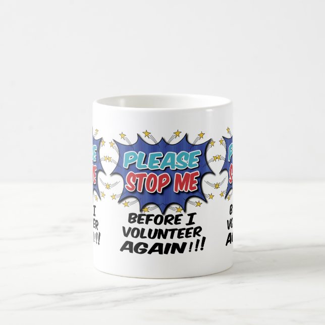 Mug Volontaire drôle (Centre)
