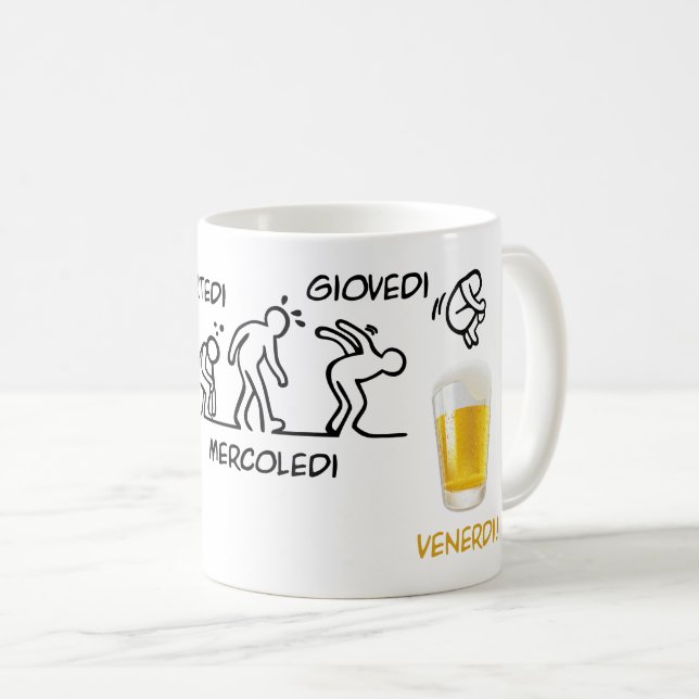 Mug Volution de la bière (Devant droit)