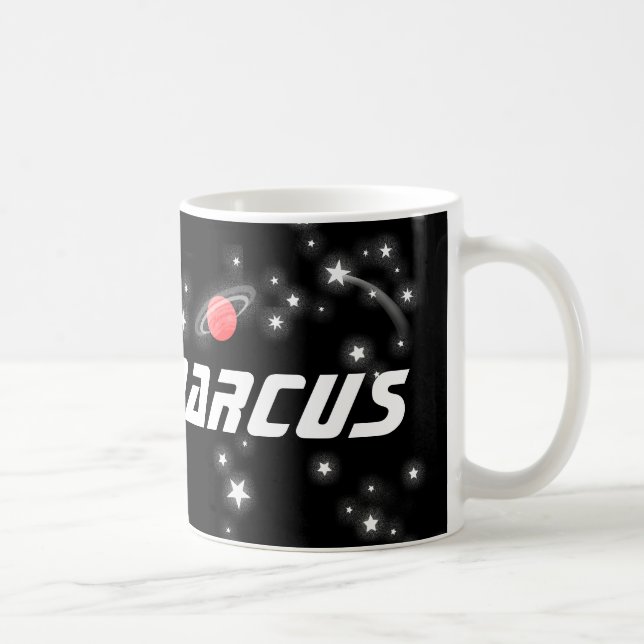 Mug vos enfants noirs rouges (de l'espace nommé de (Droite)