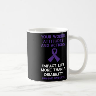 Mug Vos Mots Actes D'Attitude Violet Ribbon Overdose