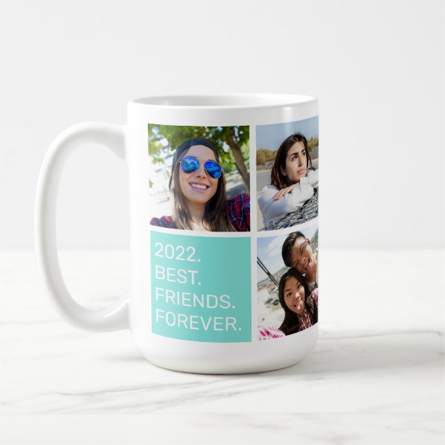 Mug VOS PHOTOS Texte personnalisé taches (Gauche)