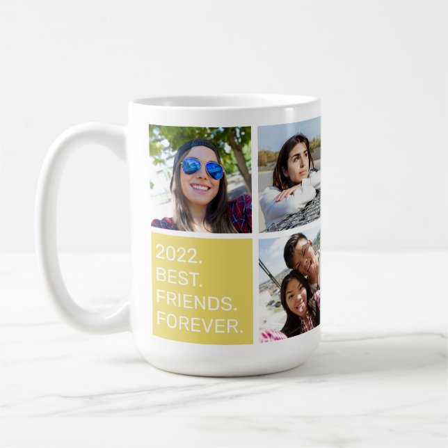 Mug VOS PHOTOS Texte personnalisé taches (Gauche)