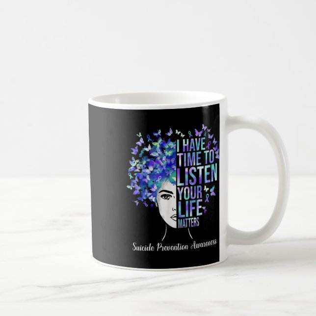 Mug Vos problèmes de vie Prévention du suicide Sensibi (Droite)