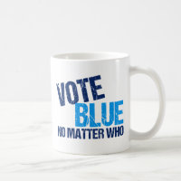 Vote Bleu Peu Importe Qui Parti Démocratique
