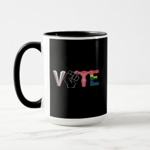 Mug Vote féministe droits des femmes livres interdits 
