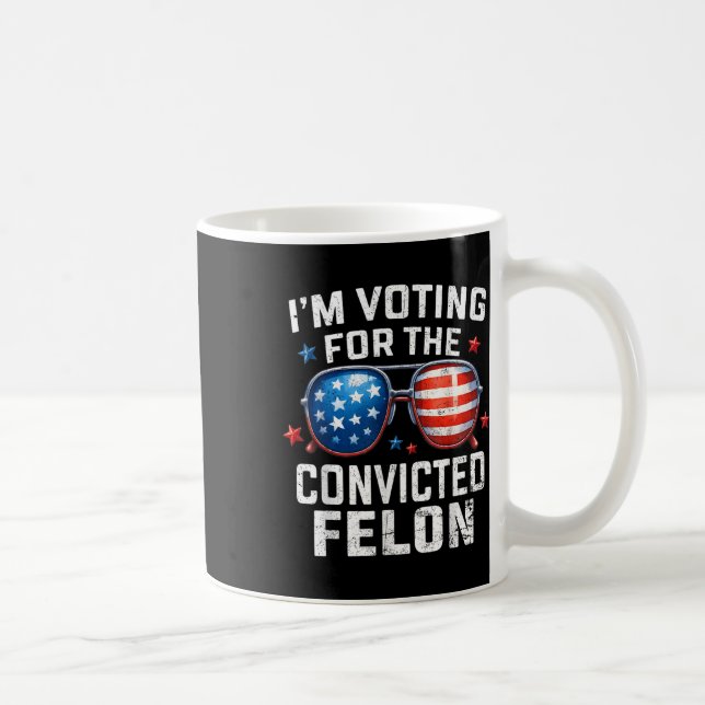 Mug Voter Trump 2024 C'Est Drôle De Voter Pour Le (Droite)