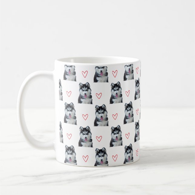 Mug Votre animal de compagnie Photo Chien Chat Personn (Gauche)