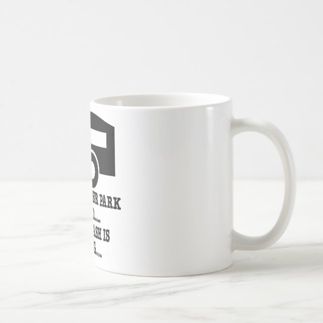 Mug Votre appel de terrain de caravaning leurs déchets (Droite)