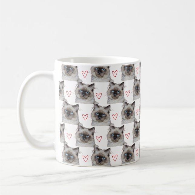 Mug Votre chat Kitten Animaux de compagnie Photo perso (Gauche)