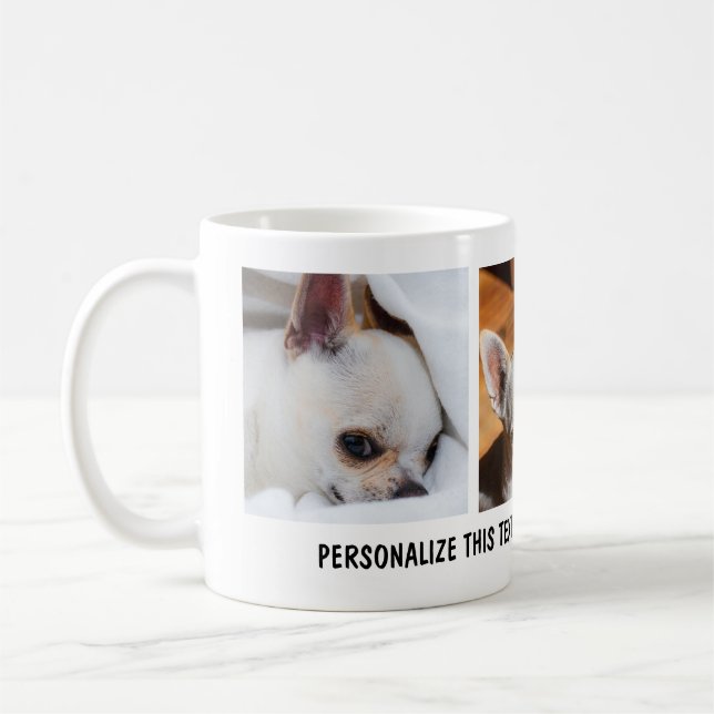 Mug Votre chien de compagnie chihuahua photos personna (Gauche)