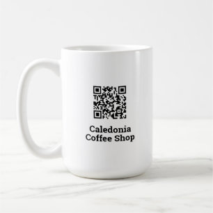 Mug Votre conception de code QR. Café