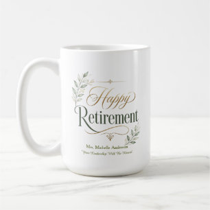 Mug Votre leadership sera regretté Nom personnalisé