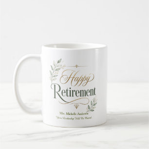 Mug Votre leadership sera regretté Nom personnalisé