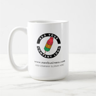 Mug Votre logo d'entreprise et adresse de site Web Pat