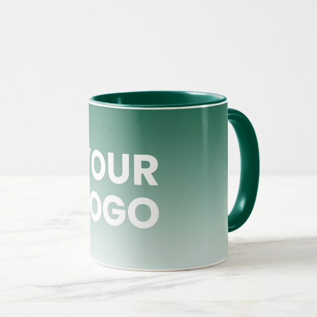 Mug Votre logo et le dégradé de couleurs Arrière - pla (Devant droit)