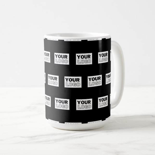 Mug Votre logo ou votre conception | Arrière - plan de (Devant droit)