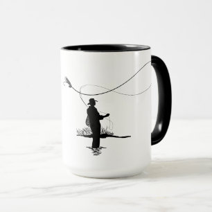 Mug "(Votre Nom) Gone Fish'n" Personnalisable