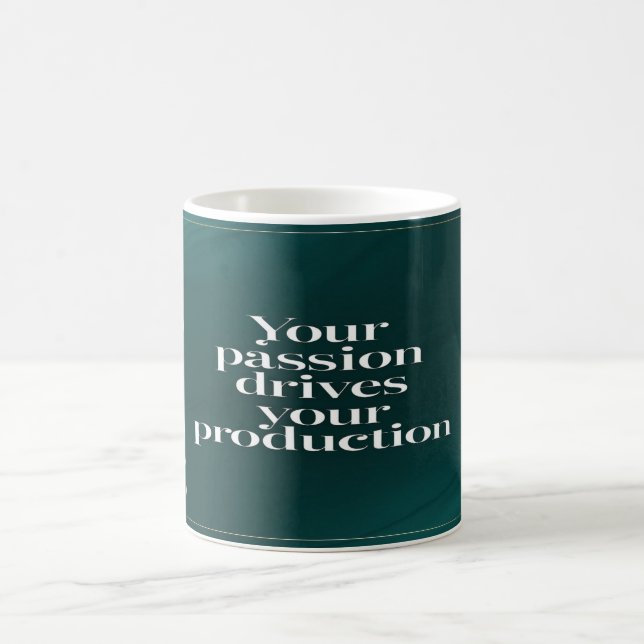 Mug Votre passion motive votre option de production 2 (Centre)