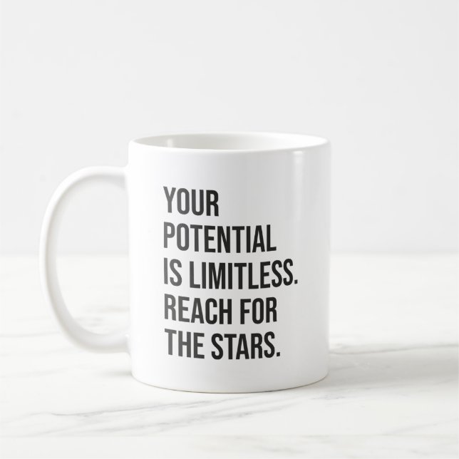 Mug Votre Potentiel Est Limité - Motivationnel (Gauche)
