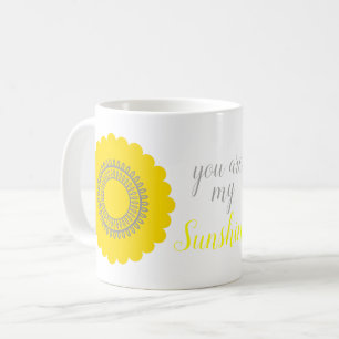 Mug Votre sont ma fleur de jaune de soleil