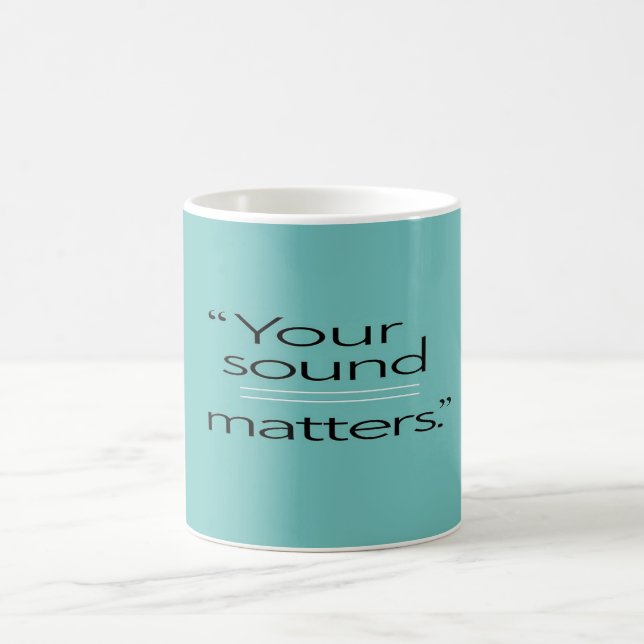 Mug Votre Sound Matters, option 2 (Centre)