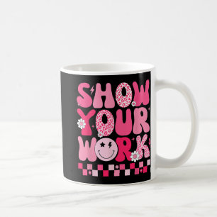 Mug Votre travail Mathématiques Professeur Test Jour M