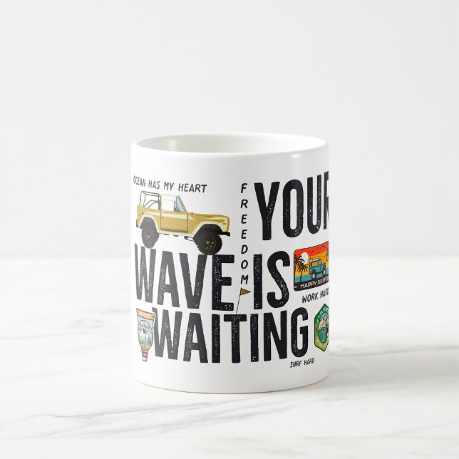 Mug Votre vague attend (Créateur téléchargé)