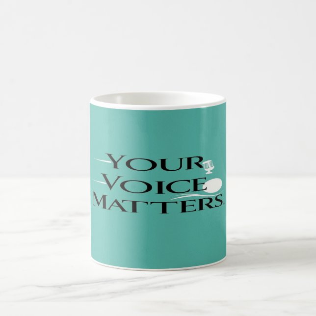 Mug Votre voix compte, option 2 (Centre)