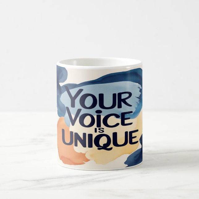 Mug Votre voix est unique option 2 (Centre)