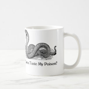 Mug Voulez goûter mon T-shirt de cobra de poison