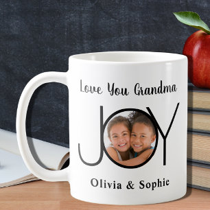 Mug Vous aime Grand-mère Photo Personnalisée