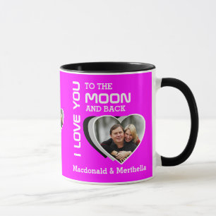 Mug VOUS AIMEZ À LA LUNE Couples Photo