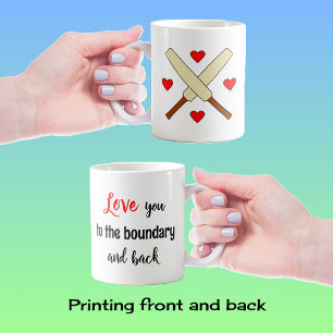 Mug Vous aimez le texte de cricket