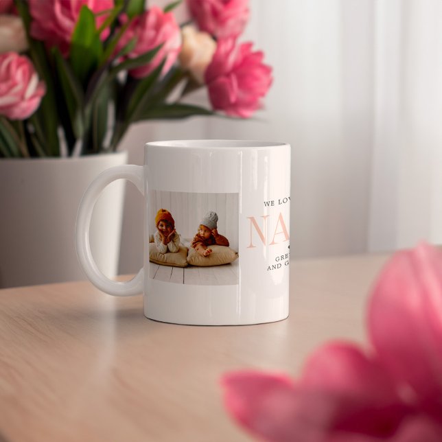 Mug Vous aimez Nana | Collage de deux photos (Créateur téléchargé)