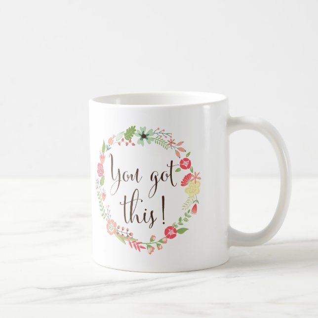 Mug Vous Avez Ce Script | Musique à couronne de fleurs (Droite)