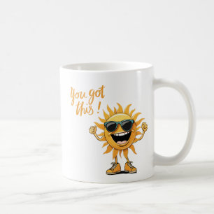 Mug Vous Avez Ce Soleil-Drôle-Souriant avec Lunettes d