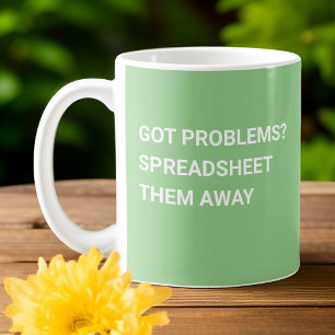 Mug Vous avez des problèmes ? Feuille de calcul Ecran 
