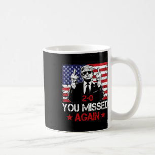 Mug Vous avez encore raté Trump 2025 Élection Drapeau