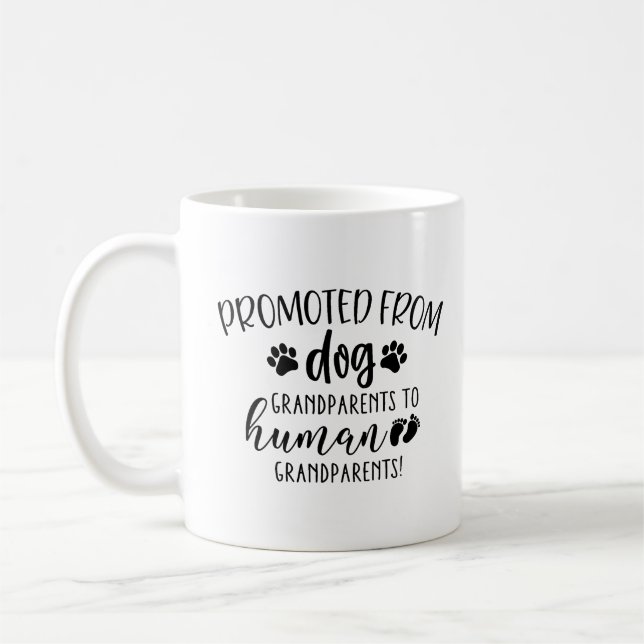 Mug Vous avez été promu de grand-parents de chiens à H (Gauche)