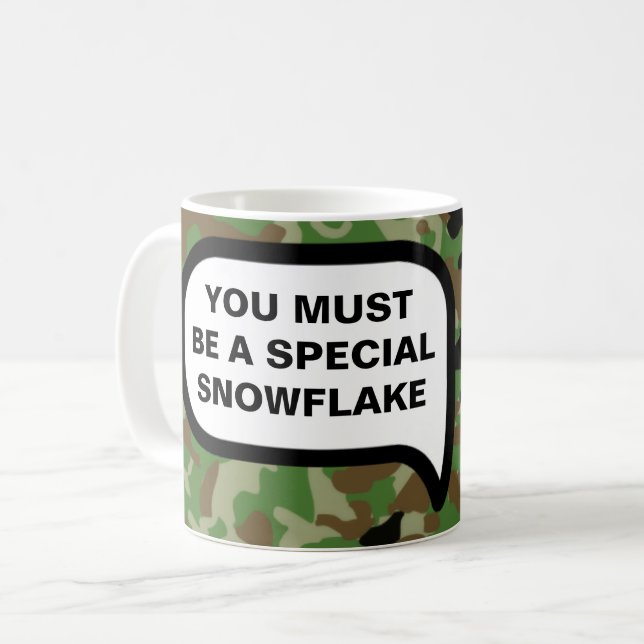 Mug Vous avez gagné la récompense spéciale de flocon (Devant gauche)